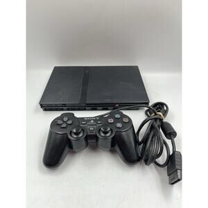Sony PlayStation 2 Slim PS2 Console Complete w Original DualShock 2 Controller